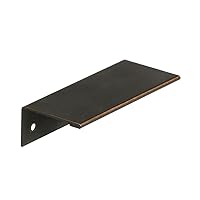 Amerock | Cabinet Pull | Oil Rubbed Bronze | 3 inch (76 mm) Center to Center | Edge Pull | 10 Pack | Drawer Pull | Drawer Handle | Cabinet Hardware