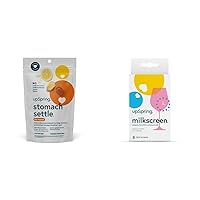 UpSpring Stomach Settle Drops, Honey Flavour, 28 Ct + Milkscreen 8 Test Strips to Detect Alcohol in Breast Milk