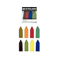 Get to the Point Magnetic Bookmarks Earthtone Color Line Markers (1 Box of 20)