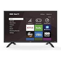 RCA 32-inch Flat Screen 1080p Roku Smart LED TV - RTR3265, 2023 Model, Black