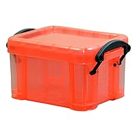 Storage Box, Small Plastic Box with Locking Lid Mini Organizer Container for Jewelry Beads Small Crafts Items Accessories Home Office