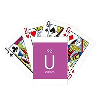 Chestry Elements Period Table Actinide Uranium U Poker Playing Magic Card Fun Board Game