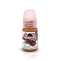 Evenflo Colours Permanent Makeup for Eyebrows, Used For Microblading and Tattoo Techniques, Professional Cosmetic Pigment - Almond, 0.5 oz