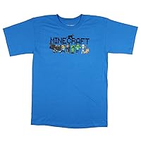 Minecraft Boys' Character Lineup Youth Kids T-Shirt