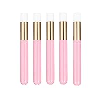 5 Pcs Pink Cosmetic Brushes Peel Off Blackhead Brush Remover Tool Nose Cleaning Washing Brush Lash Cleanser Soft Brushes