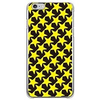 SECOND SKIN Star Type 2 Black x Yellow (Clear) / for iPhone 6s Plus/Apple 3AP6SL-PCCL-201-Y131