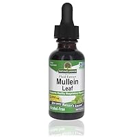 Alcohol-Free Mullein Leaf 1oz Extract | Herbal Supplement | Supports Respiratory Function & Mucous Membranes | Non-GMO, Kosher, Gluten-Free | Single Count