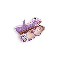 'Juju Crown' LED Mary Jane Shoes for Girls_Purple, US Size 8 Toddler ~ 1.5 Little Kid