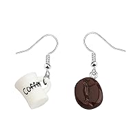BNQL Coffee Earrings Dangle Coffee Gifts for Coffee Lovers Coffee Cup Earrings Jewelry