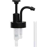 Soap and Lotion Dispenser Pumps,Smooth Action Pump,Replacement for Round 1.3in (33 mm) Neck Bottles,Rust Proof&Leak Proof for Soap Lotion Bottle Upcycling (Matte Black)
