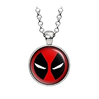 Deadpool Necklace, The Avengers Pendant, Deadpool Earrings, Marvel Jewelry, Justice League Necklace, Birthday Gift Set