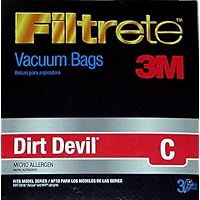 Dirt Devil Micro Allergen Vacuum Bags - Type C (3/pkg)