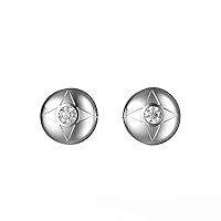Earrings for Women with a Star Design made with Crystal-Plated in 14k Gold and Rhodium- Elegant- Brilliant-Fashion Jewelry for Women