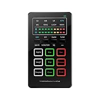 BAILAI MX1 Mini Sound Card Voice Changer Portable Audio Mixing Board BT Connection Type-C Interface with Multiple Sound Effects