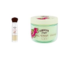 Hawaiian Tropic Mineral Powder Sunscreen Brush SPF 30 | SPF Powder Sunscreen for Face & After Sun Body Butter with Coconut Oil, 8oz | After Sun Lotion