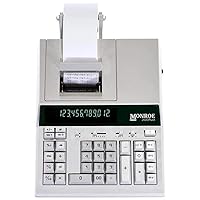 Monroe 2020PlusX Medium Duty Printing Calculator for Accounting and Purchasing Professionals (Ivory)