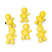 Little Joe 96402-6PK Vanilla Scent, Car Air Freshener, Clips to A/C Air Vent, Alcohol-Free Fragrance Oil, Non-Hazardous and Non-Toxic Plastic, Set of 6