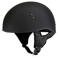 Hot Leathers Advanced Motorcycle DOT Skull Cap Classic Half Helmets for Men and Women Biker | HLT