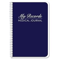 BookFactory Personal Medical Journal/My Medical History Logbook/Daily Medications Log Book/Medicine, Treatment, Doctor Visit Tracking Records - Wire-O, 100 Pages 6