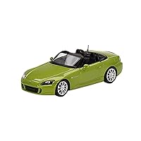 Scale Model Cars 1:64 Model Car for Honda S2000 Roadster Alloy Die-cast Simulation Vehicle Adult Collection Green Toy Car Model