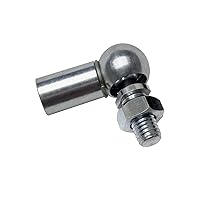 Bansbach Easylift 542 H3 M8 Elbow Joint Endfitting, Steel, Right Hand Thread