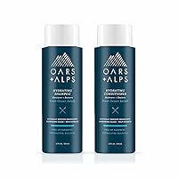 Oars + Alps Men's Sulfate Free Hair Shampoo and Conditioner Set, Infused with Kelp and Algae Extracts, Fresh Ocean Splash, 12 Fl Oz Each