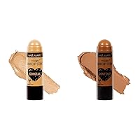 wet n wild MegaGlo Makeup Stick Conceal and Contour Neutral You're A Natural,1.1 Ounce and Call Me Maple Versatile Makeup Sticks