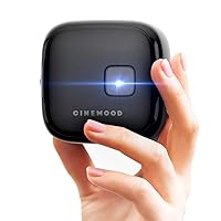360 - Smart wi-fi cube projector with streaming services, 360° videos, games, kids entertainment. 120 inch picture, 5-hour video playtime. Neat portable projector for family entertainment.