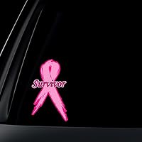 Breast Cancer Pink Ribbon Survivor Car Decal/Sticker