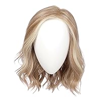 Raquel Welch Simmer Elite Layered Shoulder Length Wig With Lightweight Hand-Tied Base, Average Cap - RL16/22 Iced Sweet Cream