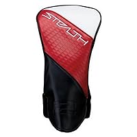 TaylorMade New Golf Stealth 2 Black/Red/White Driver Headcover