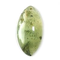 20.72 Carats TCW 100% Natural Beautiful Prehnite Marquise Cabochon Gem by DVG