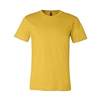 Bella Canvas Men's Taped Shoulders Crewneck T-Shirt, Maize Yellow, Small