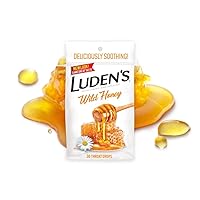 Luden's Soothing Throat Drops, Wild Honey, 30 ct (Pack of 1)