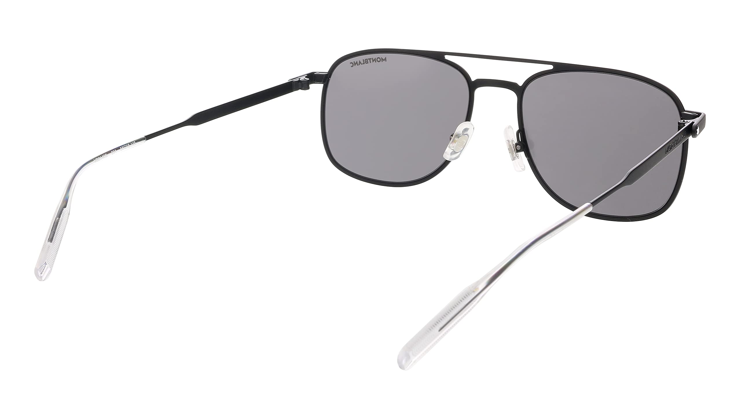 Montblanc MB0143S-001 Black Aviator Sunglasses for mens