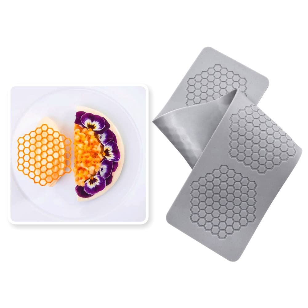 Honeycomb Silicone Fondant Cake Mold Beehive Candy Molds Chocolate Candy 3D Cupcake Decorating Silicone Moulds, Sugar Craft Cake Decoration, Cupcake Top, Polymer Clay