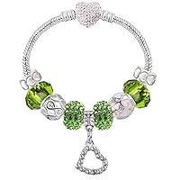 Fit Pandora Charm Bracelet Best Birthday Gifts for Girls DIY Infinity Love Jewelry