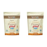 Spectrum Organic Ground Flaxseed, 14 Oz (Pack of 2)