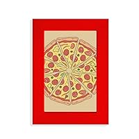 Peppers Pizza Italy Tomato Foods Picture Display Art Red Photo Frame