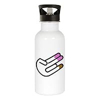 The Shocker #335-20oz White Water Bottle