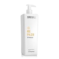 FRAMESI Morphosis Repair Shampoo 33.8 fl oz, Moisturizes and Strengthens Hair, Natural Ingredients, Color Safe