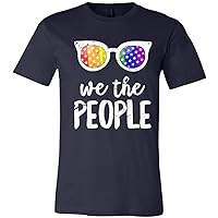 Gay Pride Flag Sunglasses T Shirt We The People 4th of July - LGBT Pride Shirt