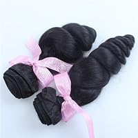 Junhair 5A Chinese Virgin Human Hair Extensions Loose Wave 1pcs/lot 100gram Natural Colour