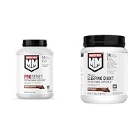 Muscle Milk Pro Series Protein Powder Supplement, Knockout Chocolate, 5 Pound & Pro Series Sleeping Giant Protein Powder Supplement, Hot Chocolate, 1.71 Pound