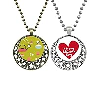 Rice Teapot Cup Sushi Japan Pendant Necklace Mens Womens Valentine Chain