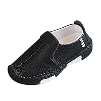 Boy Shoes, Fashion Sneakers Children Big Kids Girls Boys Soft Leather Shoes Casual Flats