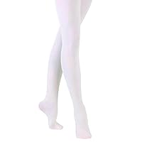 1 Pack of Girls and Adult Footed Ballet Tights, Pink or White