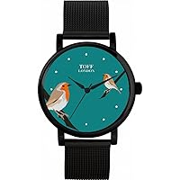 Robins Bird Watch Ladies 38mm Case 3atm Water Resistant Custom Designed Quartz Movement Luxury Fashionable