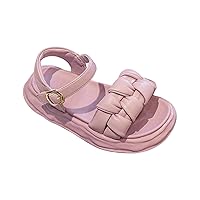 Kids Water Shoe Sandals Summer Outdoor Closed Toe Soft Rubber Sole Beach Water Shoes Dress Princess Flat Slide