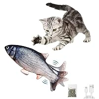Moving Cat Kicker Fish Toy, 12